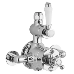 Trafalgar Traditional Deluxe Exposed Shower - Chrome -Shower Baths Discount ttdxc d1