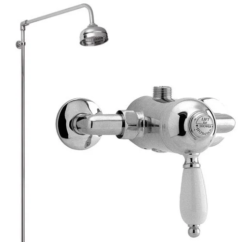 Ultra Nostalgic Manual Shower Valve + Rigid Riser Kit 3 Ultra Nostalgic Manual Shower Valve + Rigid Riser Kit