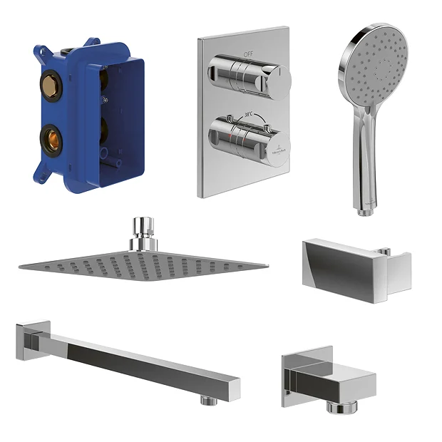 Villeroy & Boch Villeroy And Boch Square Complete Shower Set 4 Villeroy & Boch Villeroy And Boch Square Complete Shower Set - Image 2