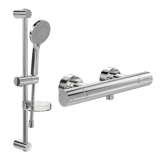 Villeroy & Boch Villeroy And Boch Round Exposed Thermostatic Shower Mixer Set 4 Villeroy & Boch Villeroy And Boch Round Exposed Thermostatic Shower Mixer Set - Image 2