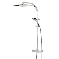 Bristan Vertico Thermostatic Exposed Bar Shower With Rigid Riser - Chrome -Shower Baths Discount vrshxdivffc nd3