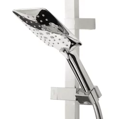 Bristan Vertico Thermostatic Exposed Bar Shower With Rigid Riser - Chrome -Shower Baths Discount vrshxdivffc nd4